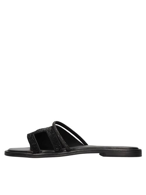 Mules in camoscio e strass PATRIZIA PEPE | PPJ284NERO